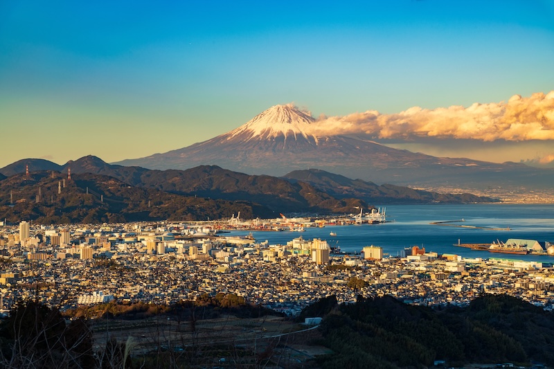 Familie auf Weltreise Eine Natur zum Träumen Mount Fuji