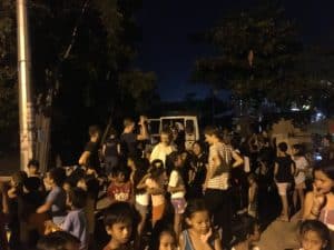 Essensausgabe in Cebu City