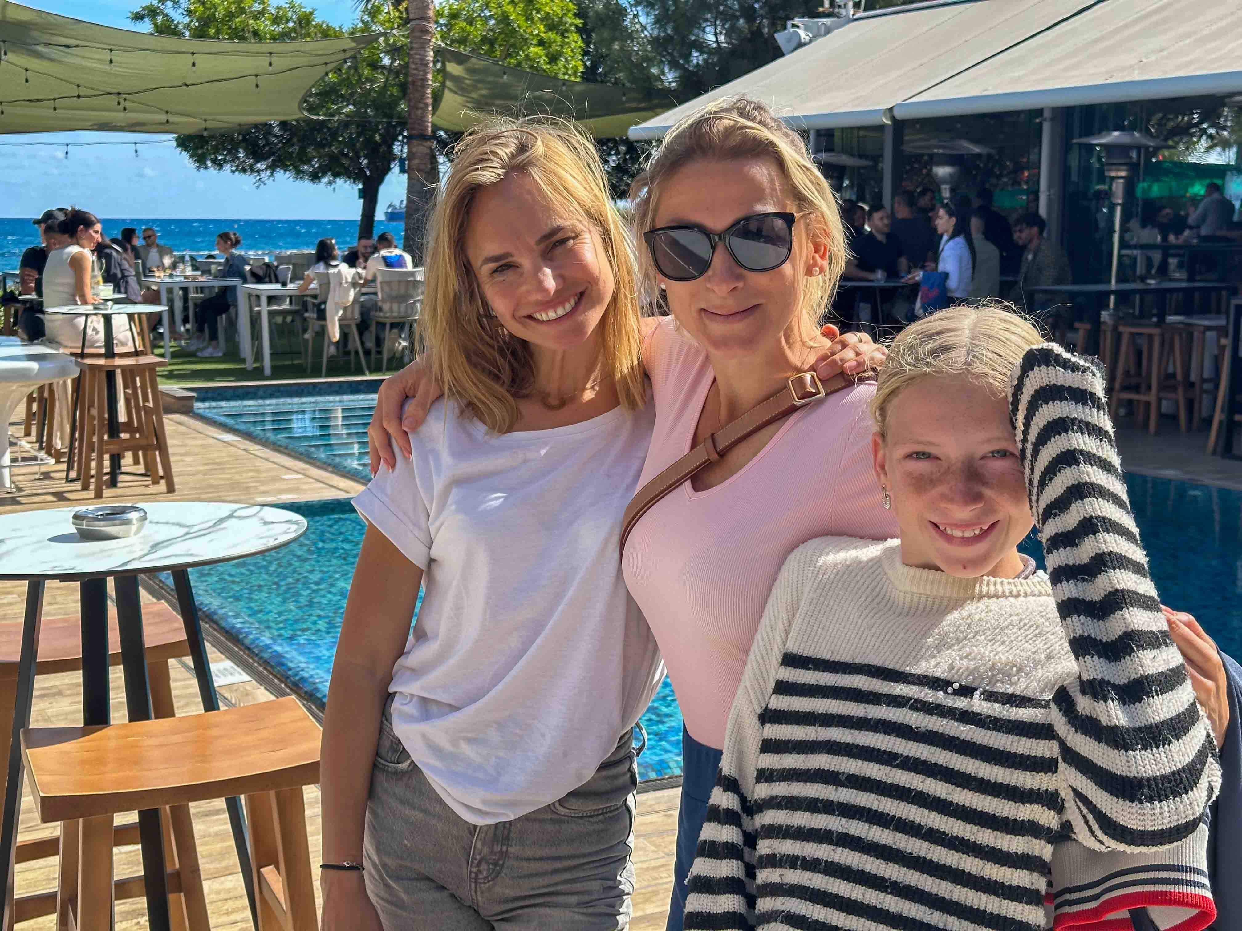 Familie auf Weltreise Der Beste Beachclub Zyperns 3