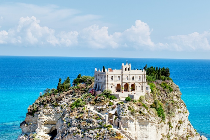 Familie auf Weltreise Italiens schönste Strände Tropea