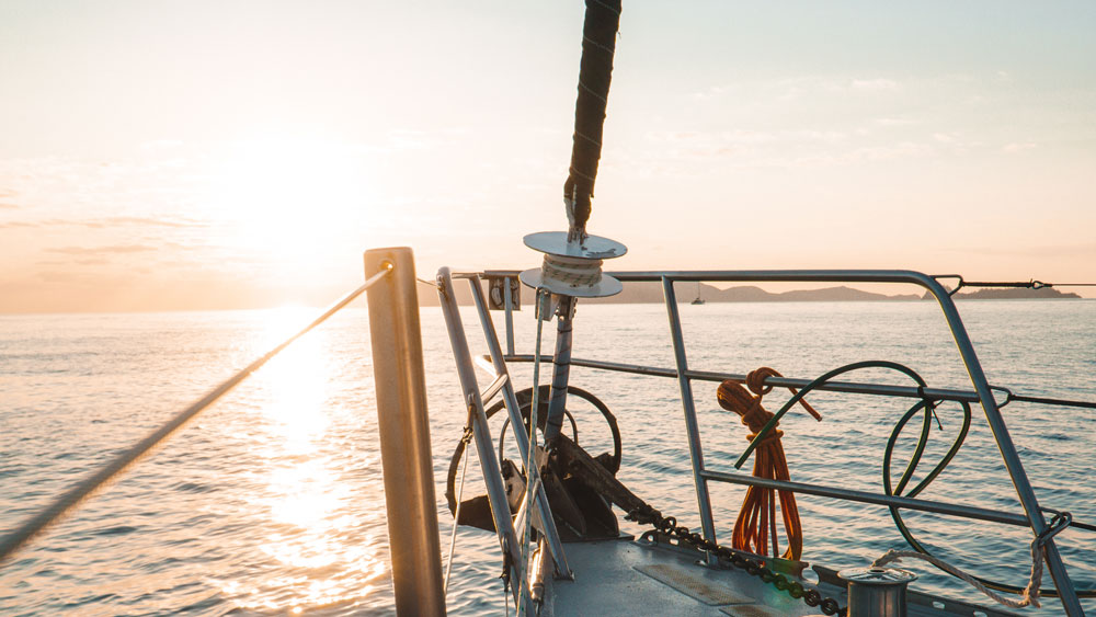 Familie auf Weltreise Die Leichsenring Australien Segeln Whitsunday Island